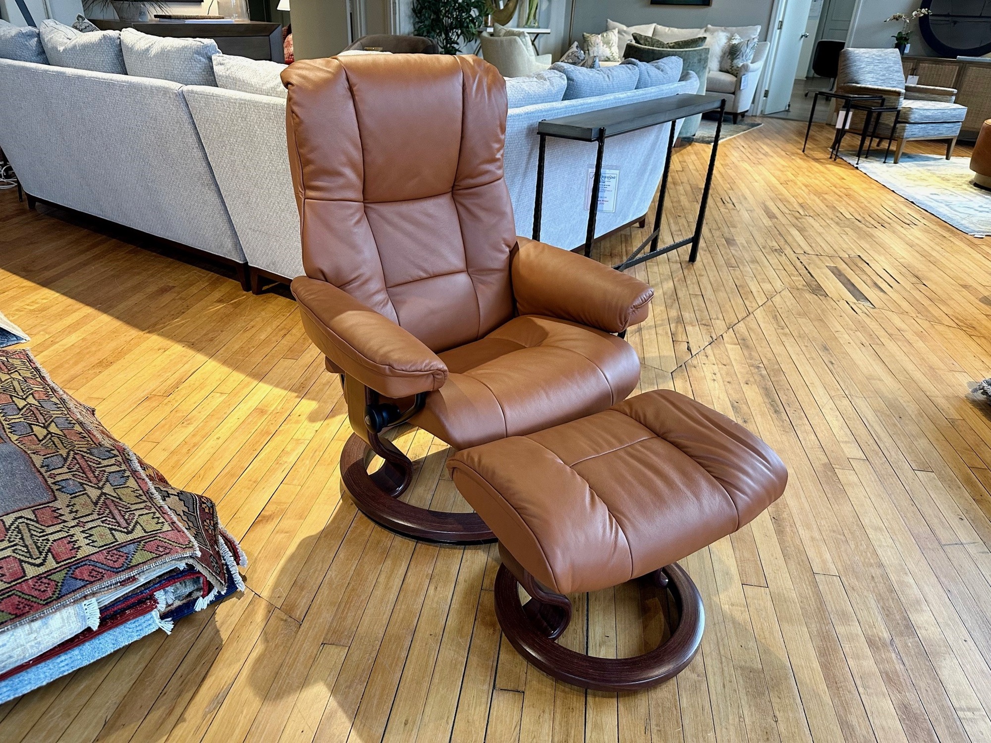 Stressless Chair & Ottoman